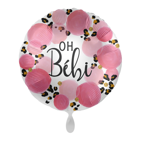 1 Balloon - Baby Girl Leopard - HUN