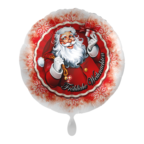 1 Ballon - Weihnachtsmann