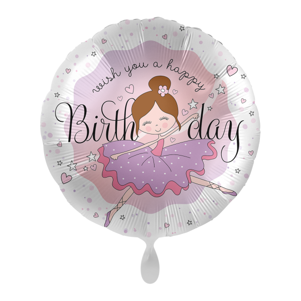 1 Ballon - Dancing Ballerina Birthday