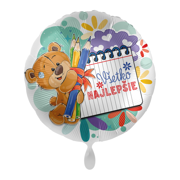 1 Balloon - School Bear - SLO