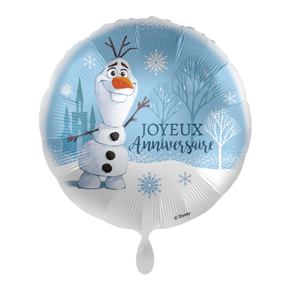 1 Balloon - Disney - Happy Birthday Olaf - FRE