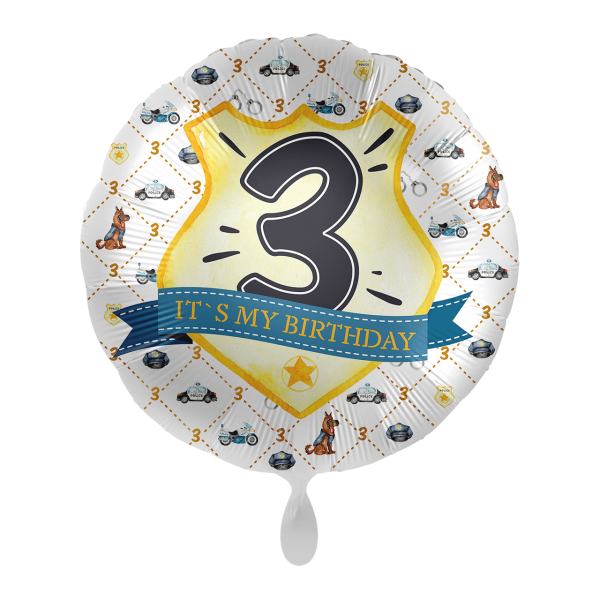 1 Balloon - Police Academy - Three