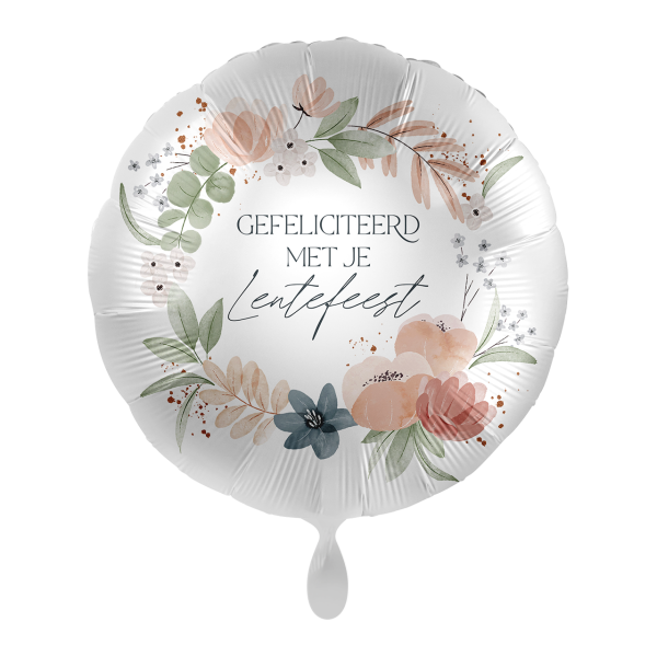 1 Balloon - Flower lentefeest - DUT