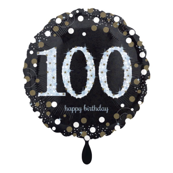 1 Ballon - Sparkling Birthday 100