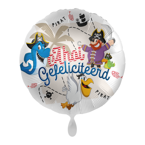 1 Balloon - Pirate Birthday - DUT