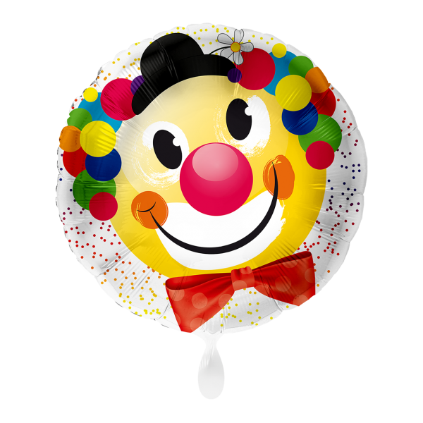 1 Balloon - Fröhlicher Clown - UNI