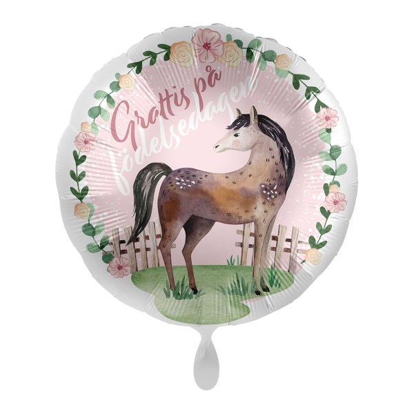 1 Balloon - Charming Horse Birthday - SWE
