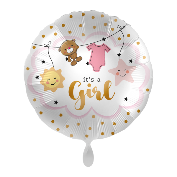 1 Balloon - Baby Girl is Coming - ENG