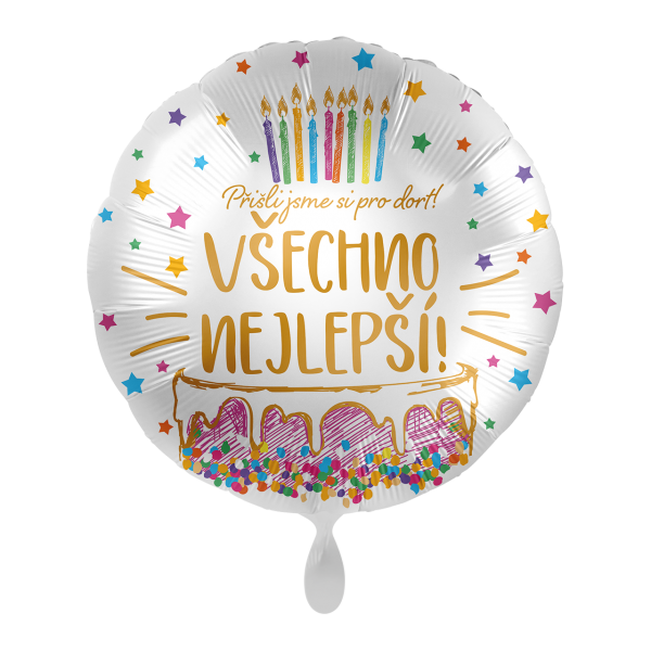 1 Balloon - Birthday Cake - CZE