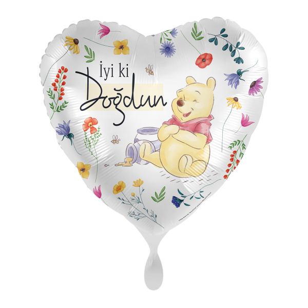 1 Balloon - Disney - Heartly Birthday from Pooh - TUR