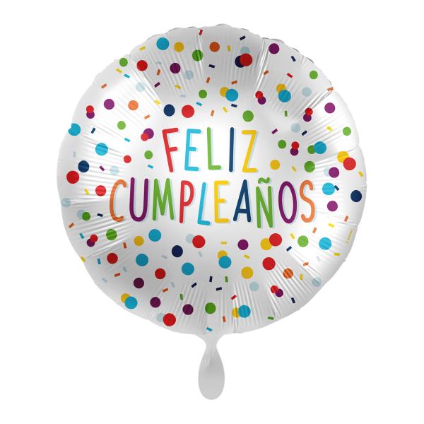 1 Balloon - Colorful Confetti Birthday - SPA