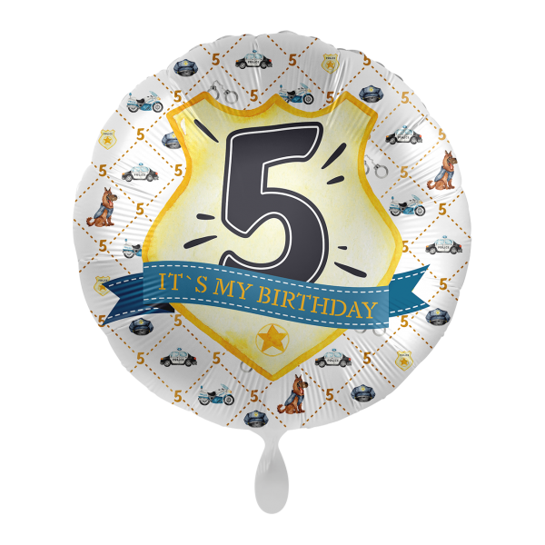 1 Balloon - Police Academy - Five