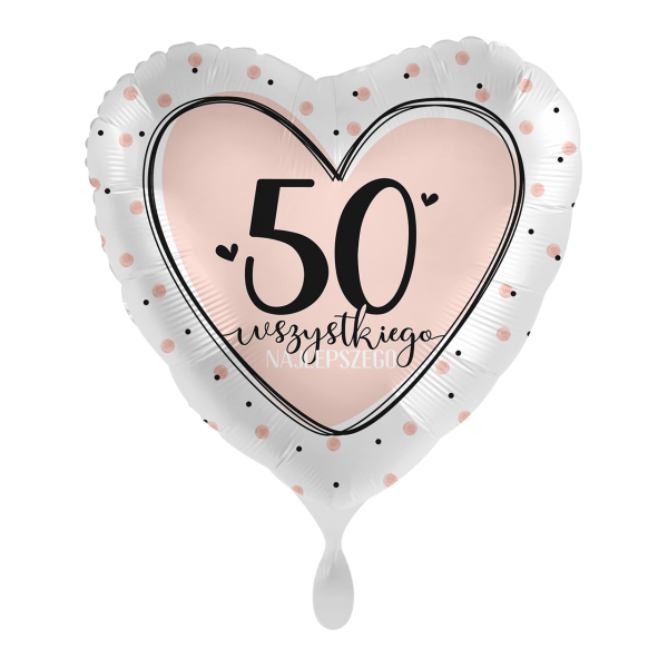 1 Balloon - Lovely Birthday 50 - POL