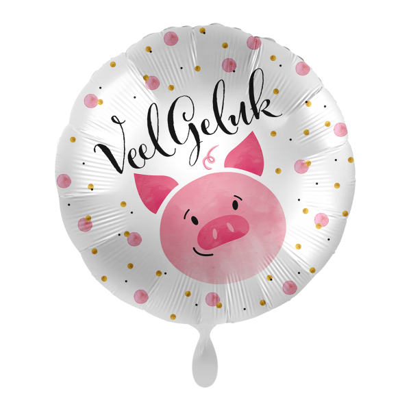 1 Balloon - Good Luck Piggy - DUT