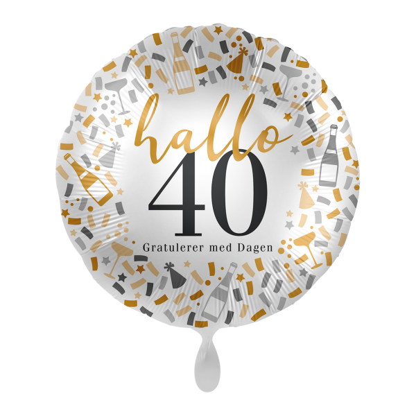 1 Balloon - Hello 40 - NOR