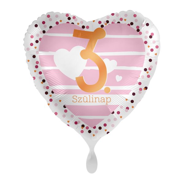 1 Balloon - 3. Birthday Hearts - HUN