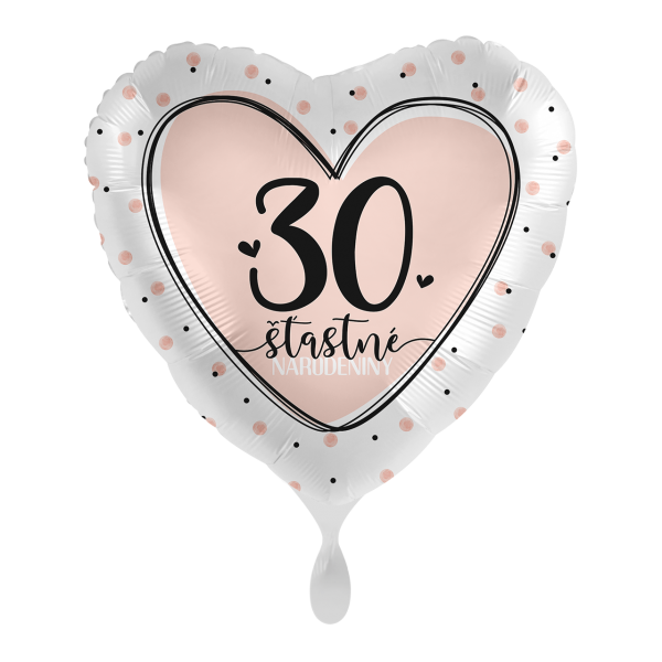1 Balloon - Lovely Birthday 30 - SLO