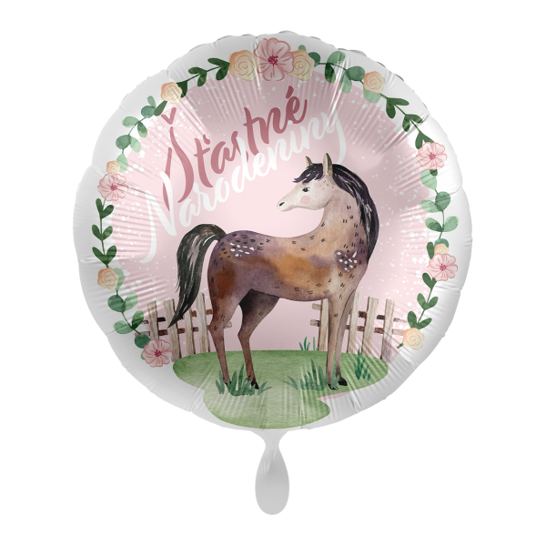1 Balloon - Charming Horse Birthday - SLO