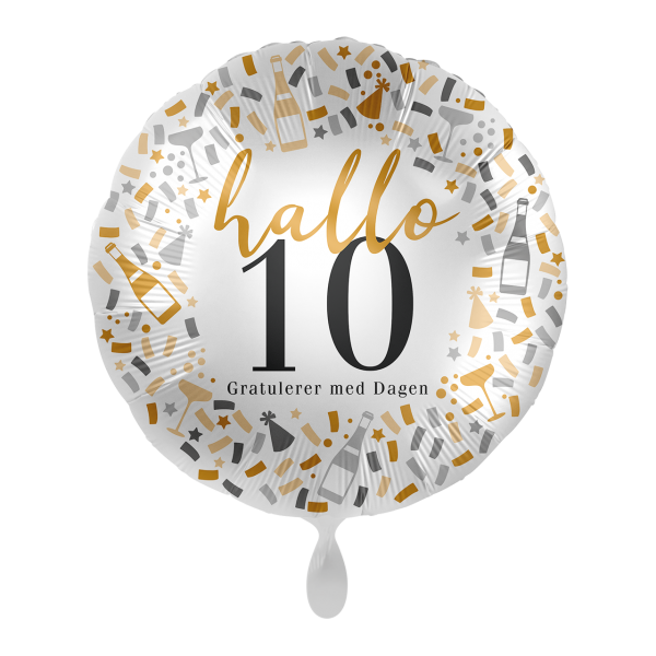1 Balloon - Hello 10 - NOR