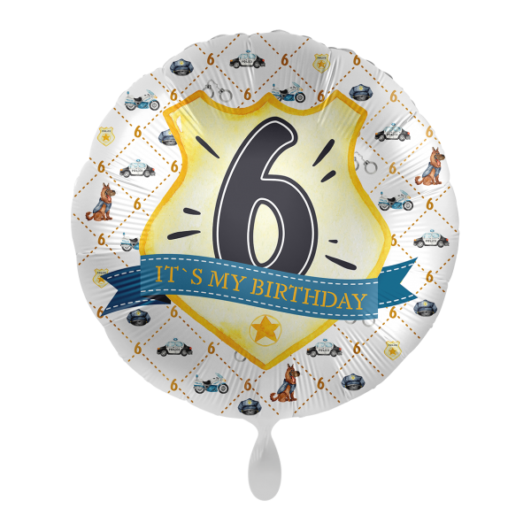 1 Balloon - Police Academy - Six