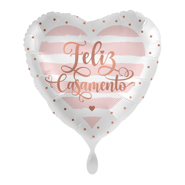 1 Balloon - Just Married Rose - POR