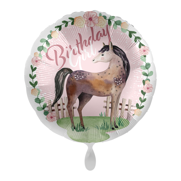 1 Balloon - Charming Horse Birthday - ENG
