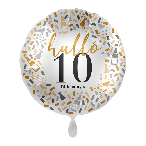 1 Balloon - Hello 10 - ICE