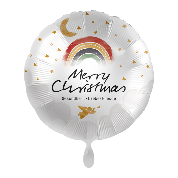 1 Ballon - Christmas Rainbow Wishes