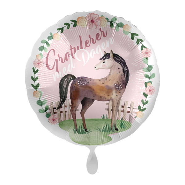 1 Balloon - Charming Horse Birthday - NOR