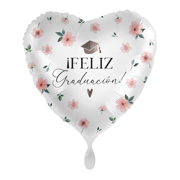 1 Balloon - Graduation with Flowers - SPA