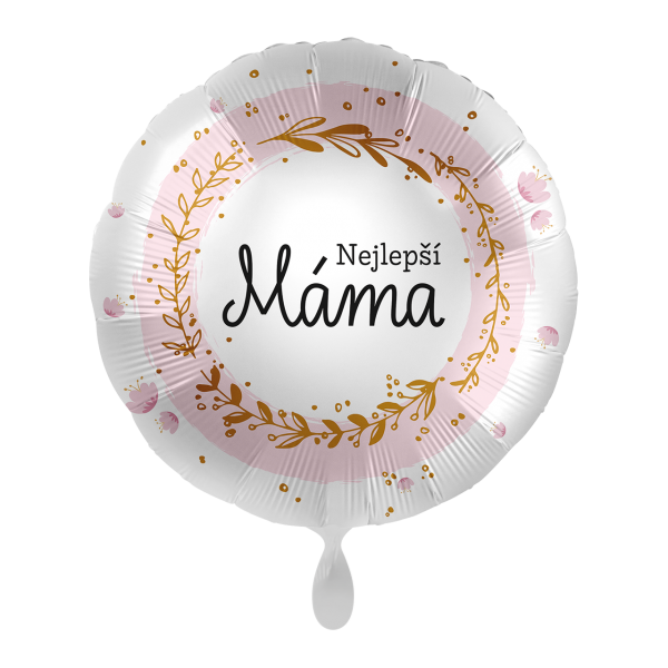 1 Balloon - Best Mom forever - CZE