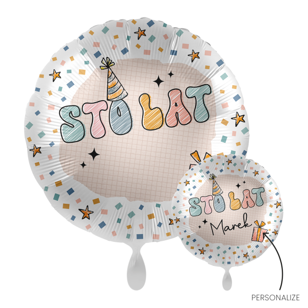 1 Balloon - Personalize IT - Funky Birthday Party - POL