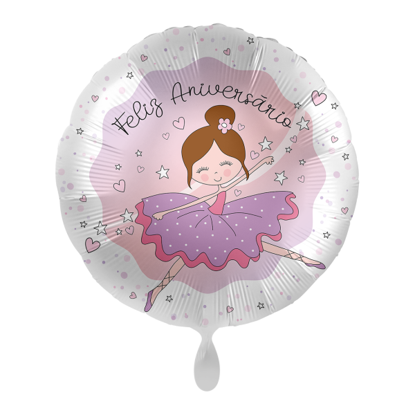 1 Balloon - Ballerina Birthday - POR