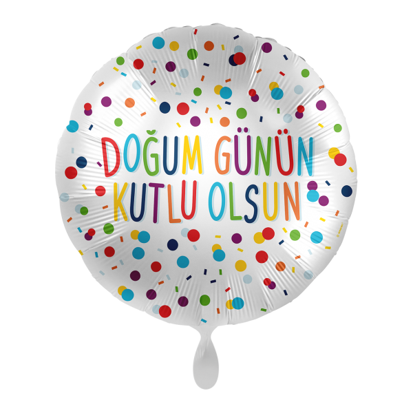 1 Balloon - Colorful Confetti Birthday - TUR