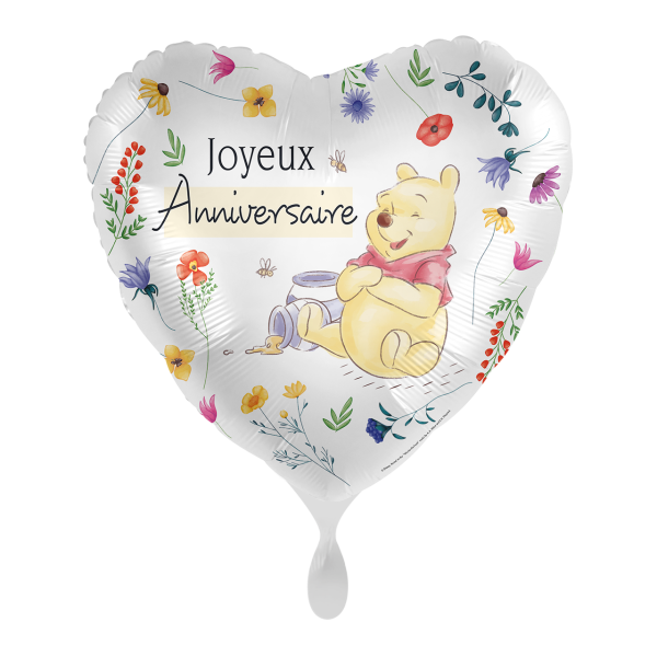 1 Balloon - Disney - Heartly Birthday from Pooh - FRE