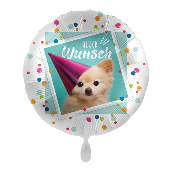 1 Ballon - Glückwunsch Sweet Puppy
