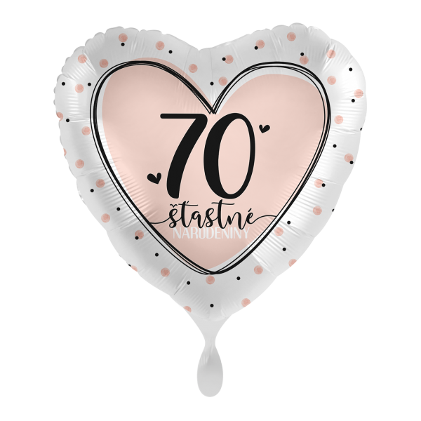 1 Balloon - Lovely Birthday 70 - SLO