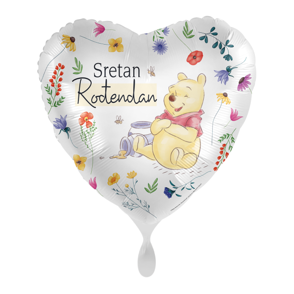 1 Balloon - Disney - Heartly Birthday from Pooh - HRV