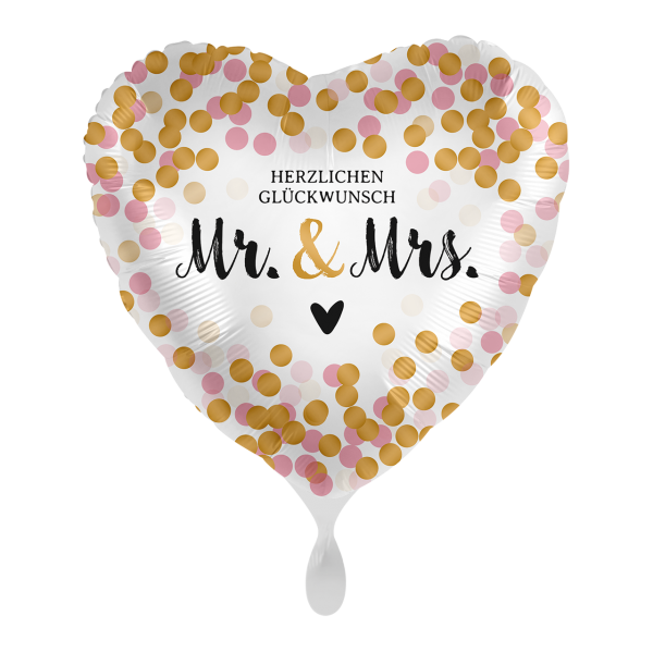 1 Ballon - Mr. & Mrs. Dotty