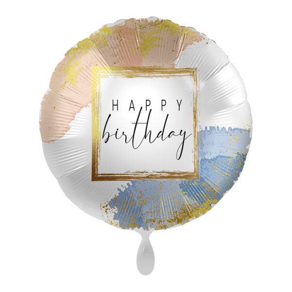 1 Balloon - Golden Birthday Frame - ENG