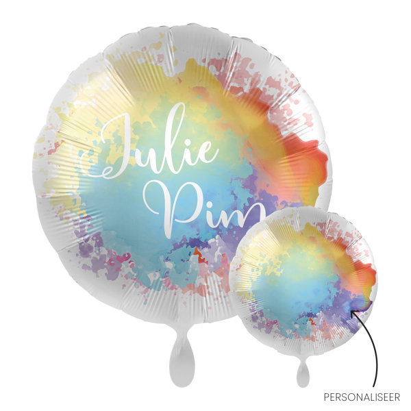 1 Balloon - Personalize IT - Watercolour - DUT