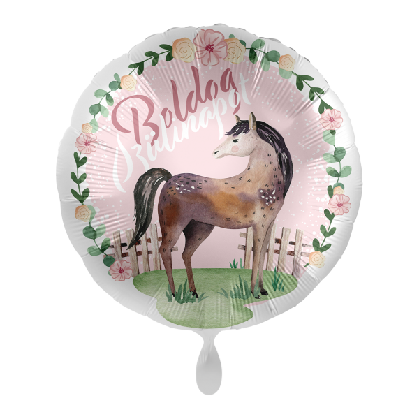 1 Balloon - Charming Horse Birthday - HUN