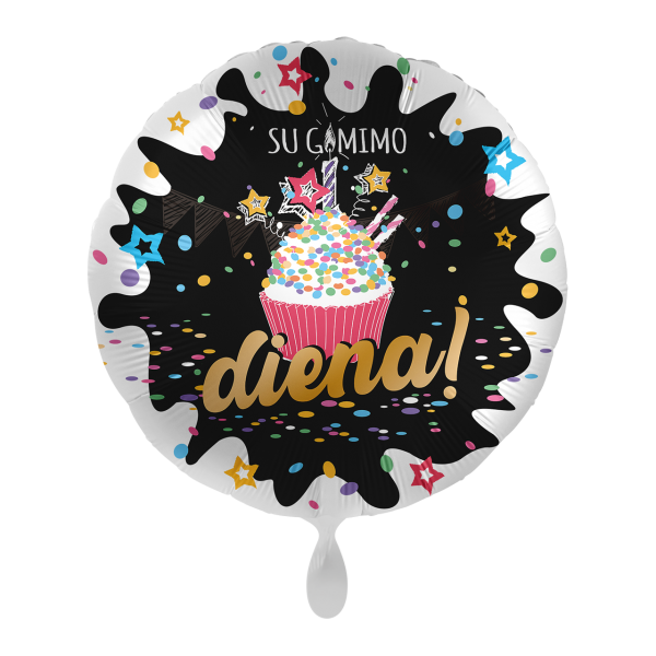1 Balloon - Congrats Cupcake - LIT