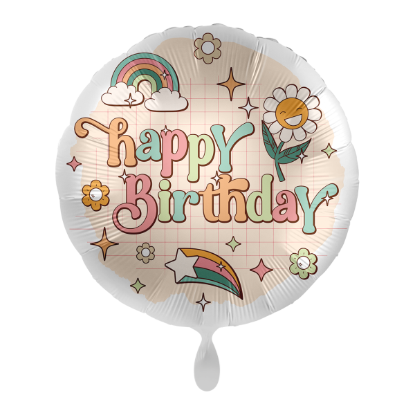 1 Balloon - Groovy Birthday - ENG