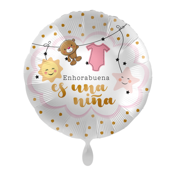 1 Balloon - Baby Girl is Coming - SPA