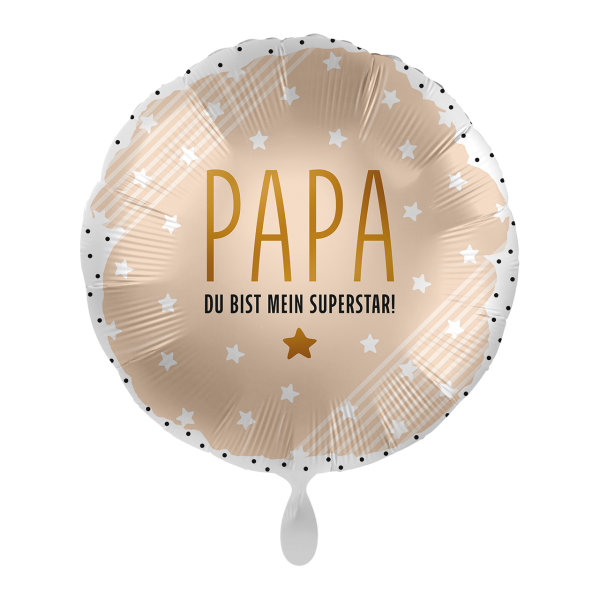 1 Ballon - Papa mein Superstar