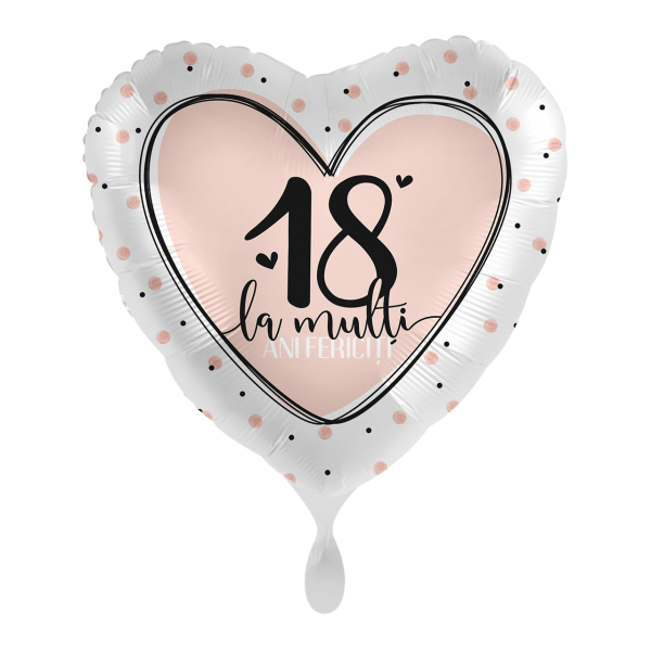 1 Balloon - Lovely Birthday 18 - RUM