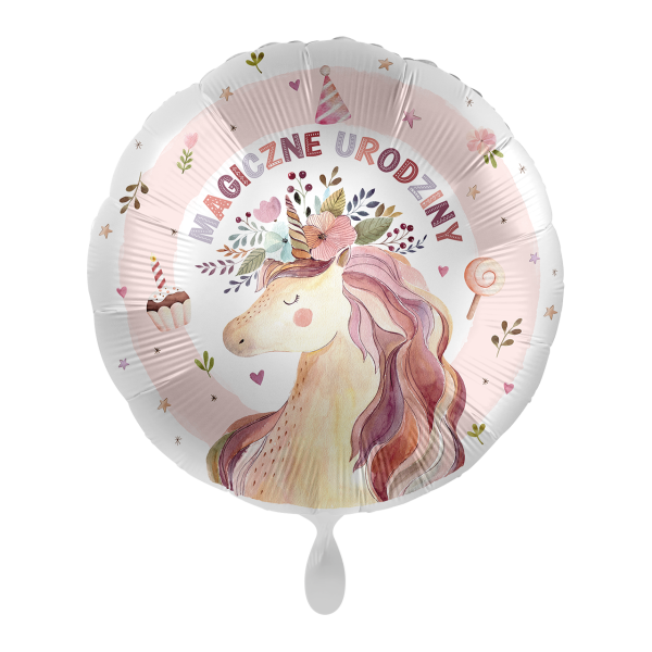 1 Balloon - Dreamy Unicorn - POL