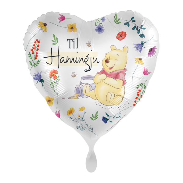 1 Balloon - Disney - Heartly Birthday from Pooh - ICE
