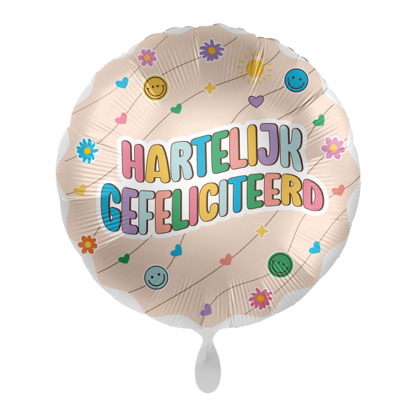 1 Balloon - Colourful Birthday Smiles - DUT